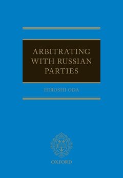 Couverture de l’ouvrage Russian Arbitration Law and Practice