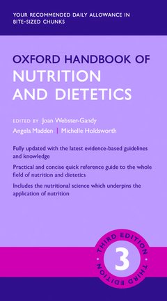 Couverture de l’ouvrage Oxford Handbook of Nutrition and Dietetics 3e
