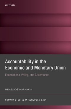 Couverture de l’ouvrage Accountability in the Economic and Monetary Union