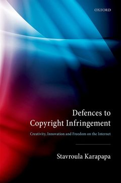Couverture de l’ouvrage Defences to Copyright Infringement