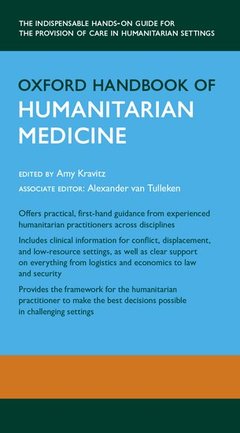 Couverture de l’ouvrage Oxford Handbook of Humanitarian Medicine