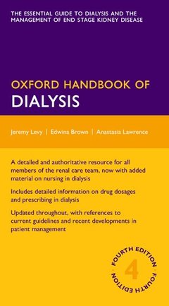 Couverture de l’ouvrage Oxford Handbook of Dialysis