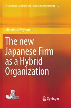 Cover of the book The new Japanese Firm as a Hybrid Organization