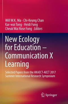 Cover of the book New Ecology for Education — Communication X Learning