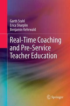 Couverture de l’ouvrage Real-Time Coaching and Pre-Service Teacher Education