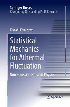 Couverture de l’ouvrage Statistical Mechanics for Athermal Fluctuation