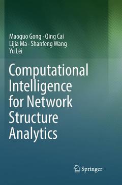 Cover of the book Computational Intelligence for Network Structure Analytics