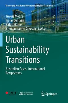 Couverture de l’ouvrage Urban Sustainability Transitions 