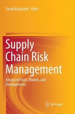 Couverture de l’ouvrage Supply Chain Risk Management