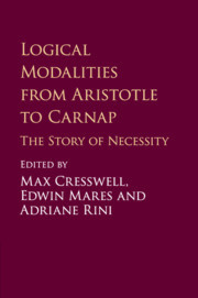 Couverture de l’ouvrage Logical Modalities from Aristotle to Carnap