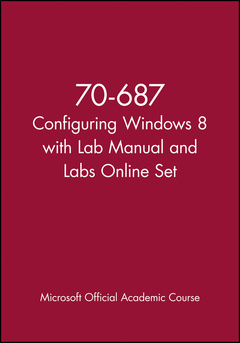 Couverture de l’ouvrage 70-687 Configuring Windows 8 with Lab Manual and Labs Online Set