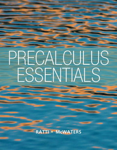 Couverture de l’ouvrage Precalculus Essentials