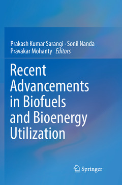 Couverture de l’ouvrage Recent Advancements in Biofuels and Bioenergy Utilization