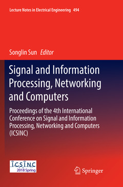 Cover of the book Signal and Information Processing, Networking and Computers