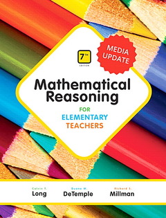 Couverture de l’ouvrage Mathematical Reasoning for Elementary Teachers, Media Update