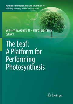 Couverture de l’ouvrage The Leaf: A Platform for Performing Photosynthesis
