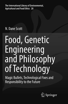 Couverture de l’ouvrage Food, Genetic Engineering and Philosophy of Technology