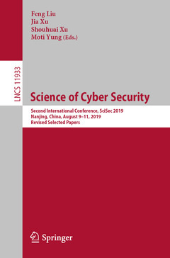 Couverture de l’ouvrage Science of Cyber Security