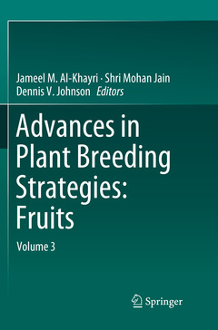 Couverture de l’ouvrage Advances in Plant Breeding Strategies: Fruits