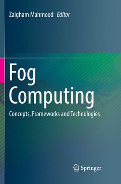 Couverture de l’ouvrage Fog Computing