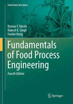 Couverture de l’ouvrage Fundamentals of Food Process Engineering