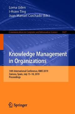 Couverture de l’ouvrage Knowledge Management in Organizations