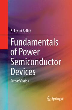 Couverture de l’ouvrage Fundamentals of Power Semiconductor Devices