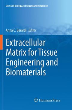 Couverture de l’ouvrage Extracellular Matrix for Tissue Engineering and Biomaterials