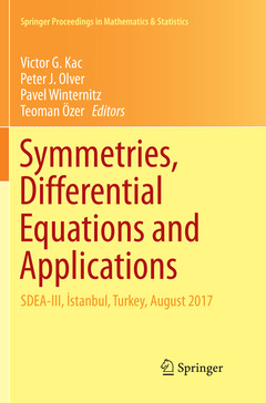 Couverture de l’ouvrage Symmetries, Differential Equations and Applications