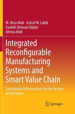Couverture de l’ouvrage Integrated Reconfigurable Manufacturing Systems and Smart Value Chain