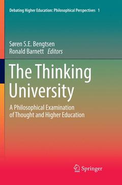 Couverture de l’ouvrage The Thinking University