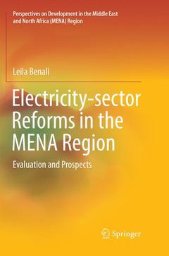 Couverture de l’ouvrage Electricity-sector Reforms in the MENA Region
