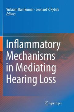 Couverture de l’ouvrage Inflammatory Mechanisms in Mediating Hearing Loss
