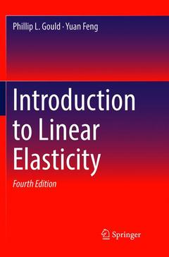 Couverture de l’ouvrage Introduction to Linear Elasticity