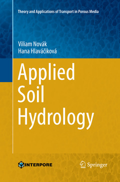 Couverture de l’ouvrage Applied Soil Hydrology