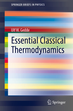 Couverture de l’ouvrage Essential Classical Thermodynamics