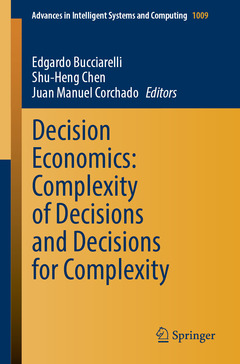 Couverture de l’ouvrage Decision Economics: Complexity of Decisions and Decisions for Complexity