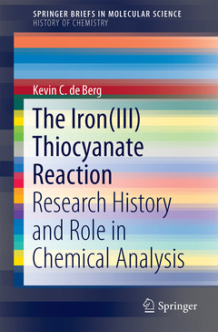 Couverture de l’ouvrage The Iron(III) Thiocyanate Reaction
