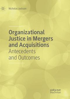 Couverture de l’ouvrage Organizational Justice in Mergers and Acquisitions