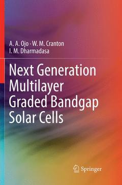 Couverture de l’ouvrage Next Generation Multilayer Graded Bandgap Solar Cells