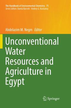 Couverture de l’ouvrage Unconventional Water Resources and Agriculture in Egypt