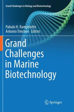 Couverture de l’ouvrage Grand Challenges in Marine Biotechnology