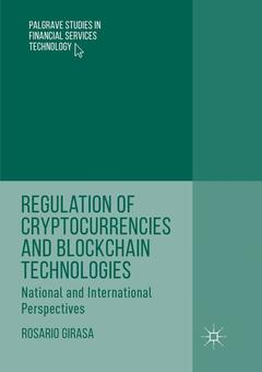 Cover of the book Regulation of Cryptocurrencies and Blockchain Technologies