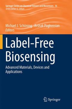 Couverture de l’ouvrage Label-Free Biosensing