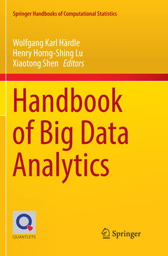 Couverture de l’ouvrage Handbook of Big Data Analytics