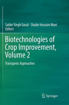 Cover of the book Biotechnologies of Crop Improvement, Volume 2