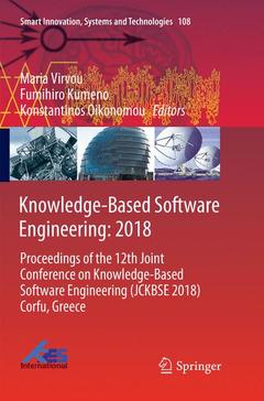 Couverture de l’ouvrage Knowledge-Based Software Engineering: 2018