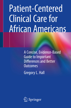 Couverture de l’ouvrage Patient-Centered Clinical Care for African Americans