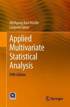 Couverture de l’ouvrage Applied Multivariate Statistical Analysis