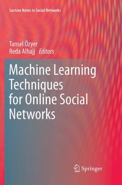 Couverture de l’ouvrage Machine Learning Techniques for Online Social Networks